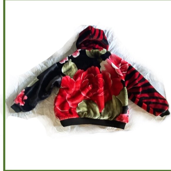 EQUIHUA Luxury/Designer Faux Fur Jacket